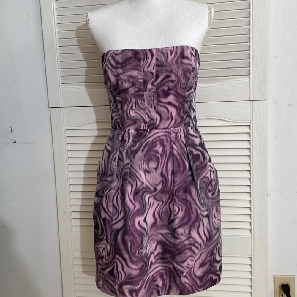 BCBG Max Sara dress strapless shorts  Side pockets